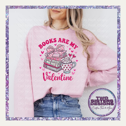 Books Are My Valentine Apparel