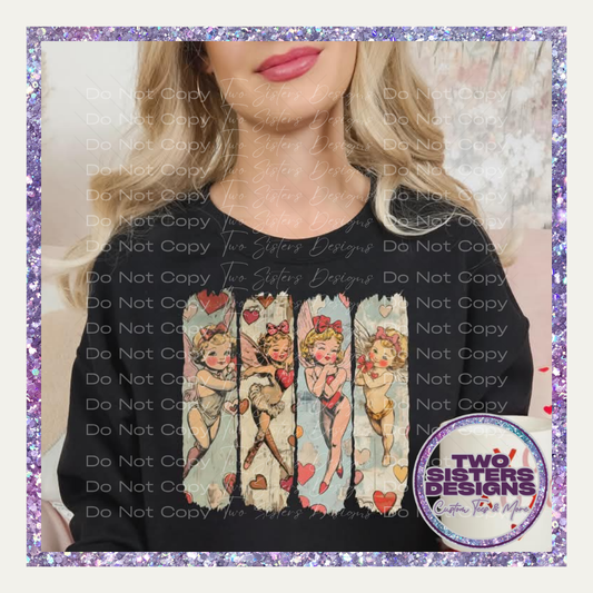 Brushstroke Cupid Apparel