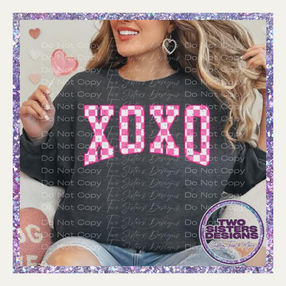 Xoxo Pink Checkered Apparel
